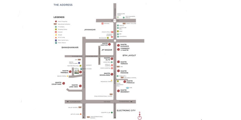 MANTRI SERENITY Location Map